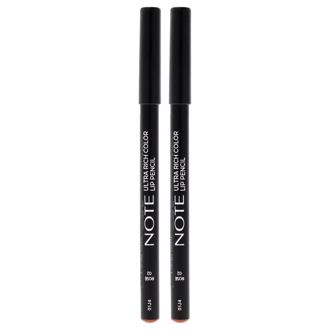 Ultra Rich Color Lip Pencil - 02 Rose by Note Cosmetique for Women - 0.04 oz Lip Pencil - Pack of 2