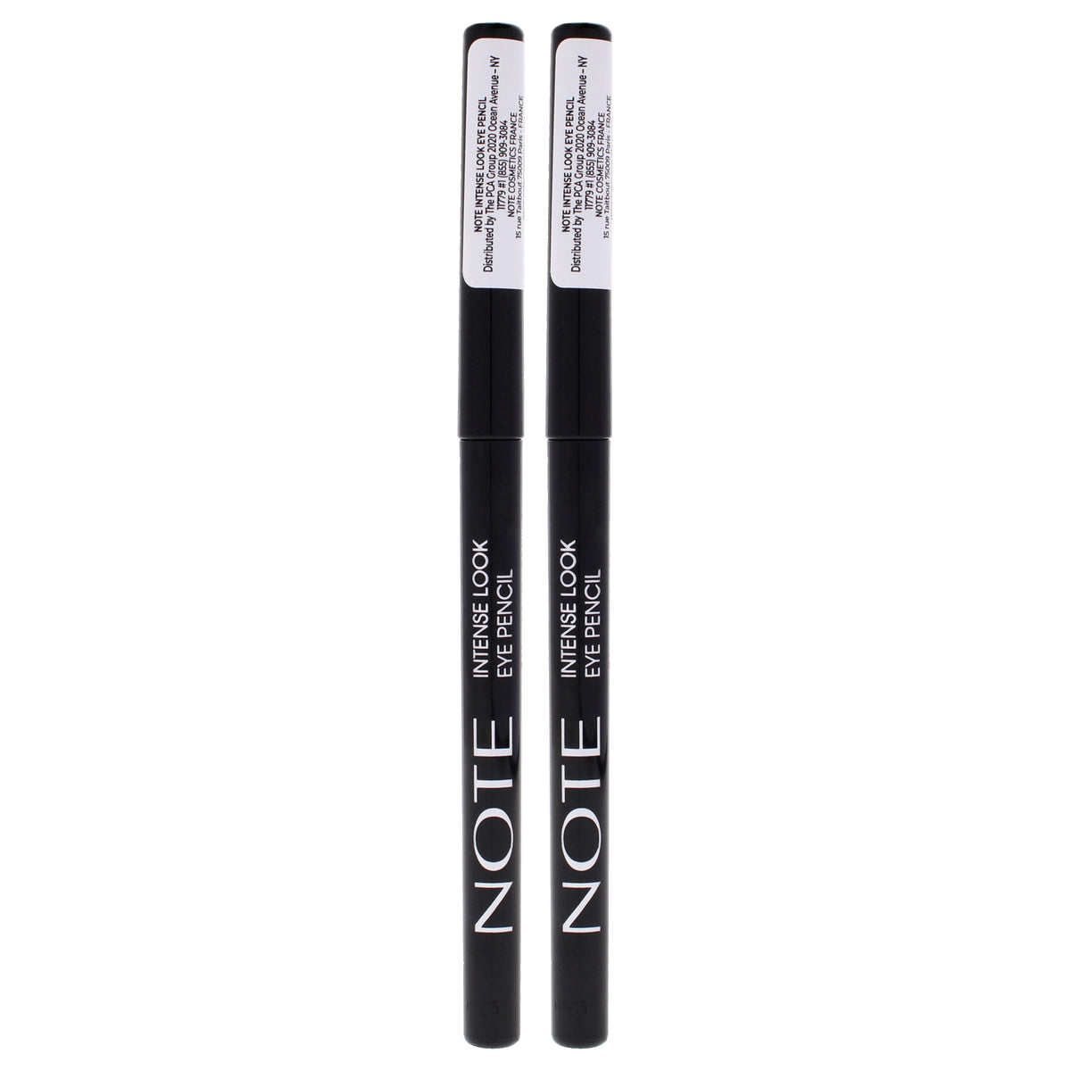 Intense Look Eye Pencil - Black by Note Cosmetique for Women - 0.01 oz Eye Pencil - Pack of 2