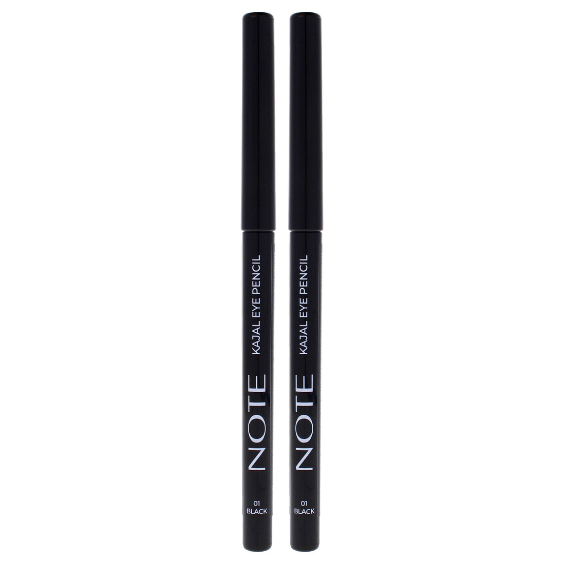 Kajal Eye Pencil - Black by Note Cosmetique for Women - 0.01 oz Eye Pencil - Pack of 2