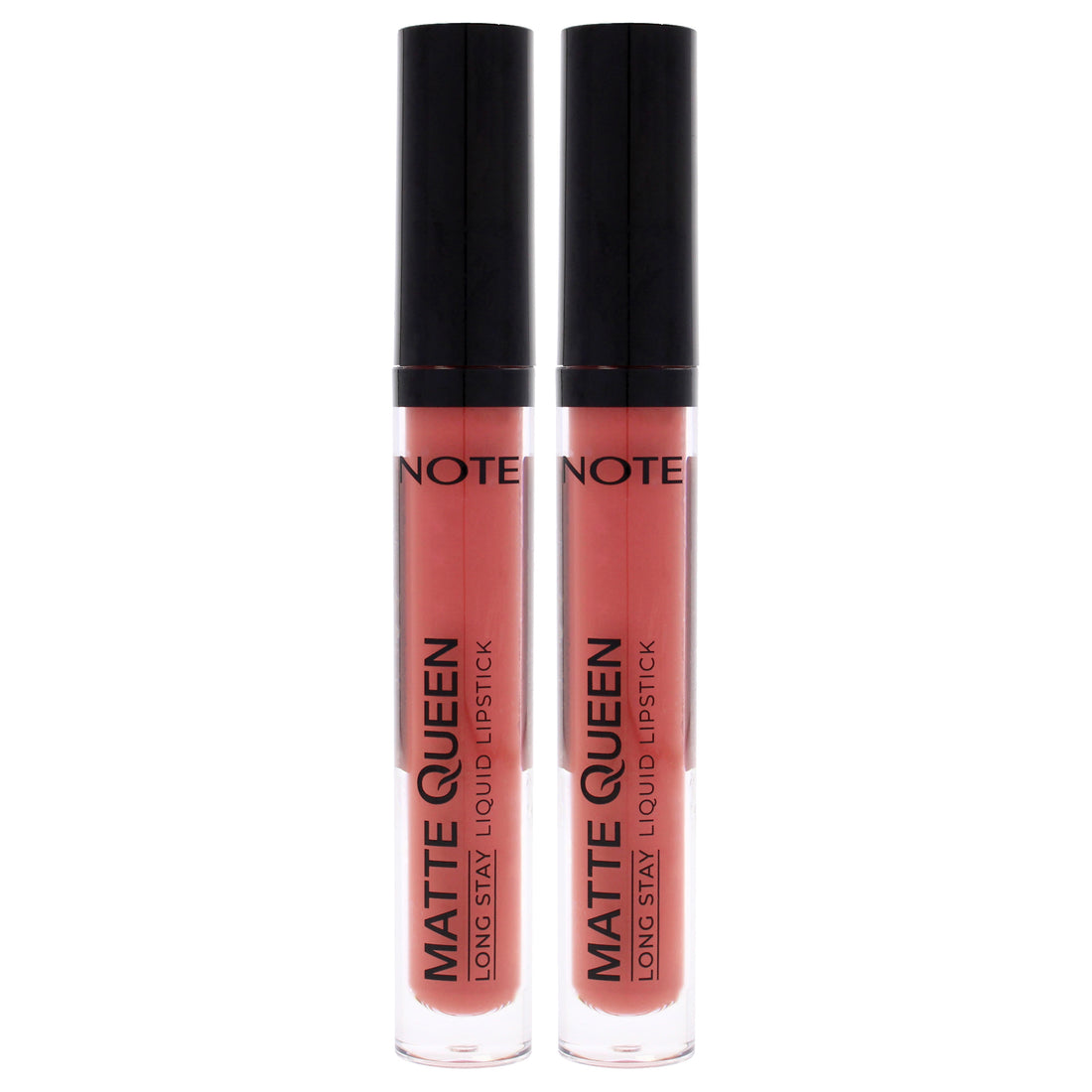 Matte Queen Liquid Lipstick - 05 Summer Charm by Note Cosmetique for Women - 0.14 oz Lipstick - Pack of 2