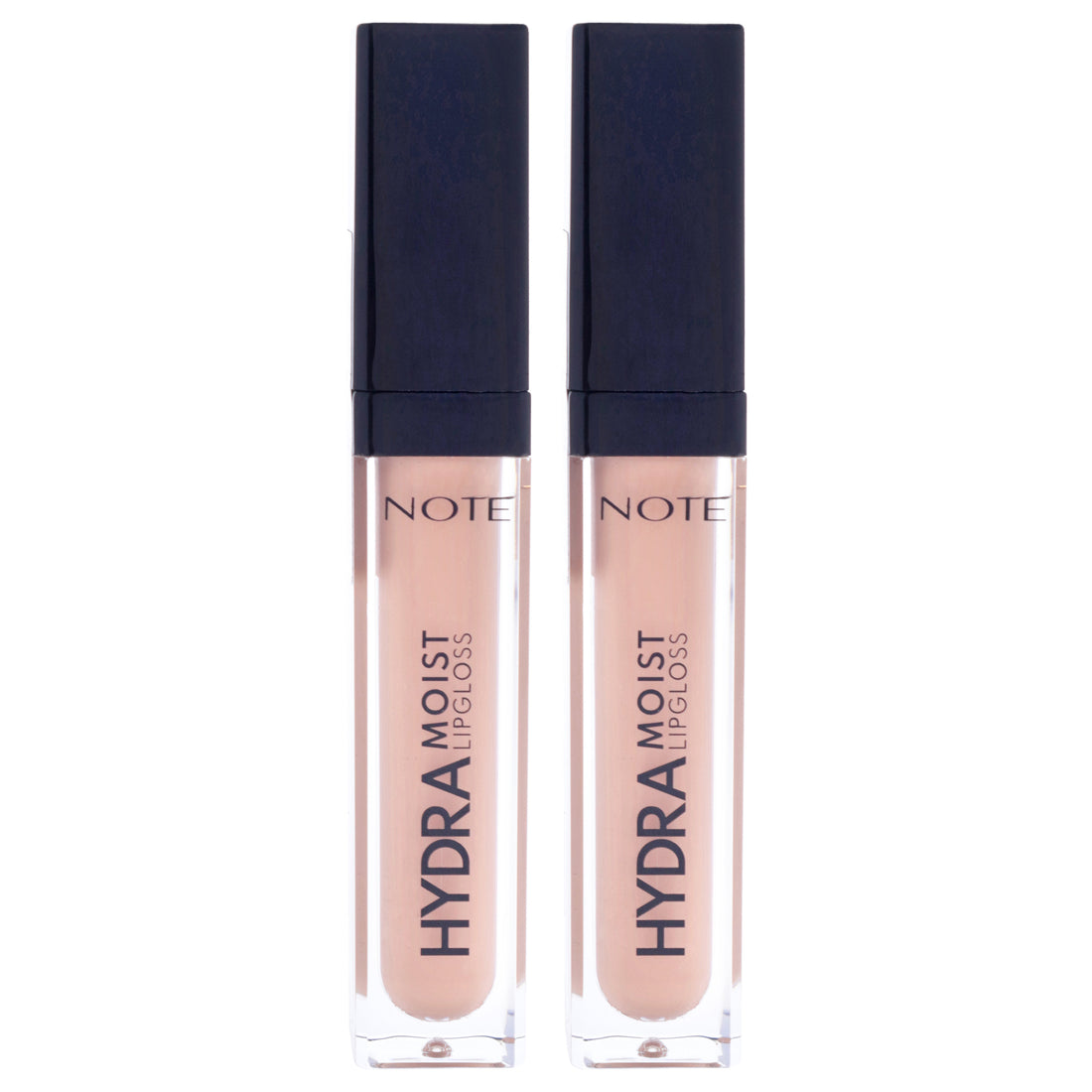 Hydramoist Lipgloss - 01 Nude Style by Note Cosmetique for Women - 0.2 oz Lip Gloss - Pack of 2