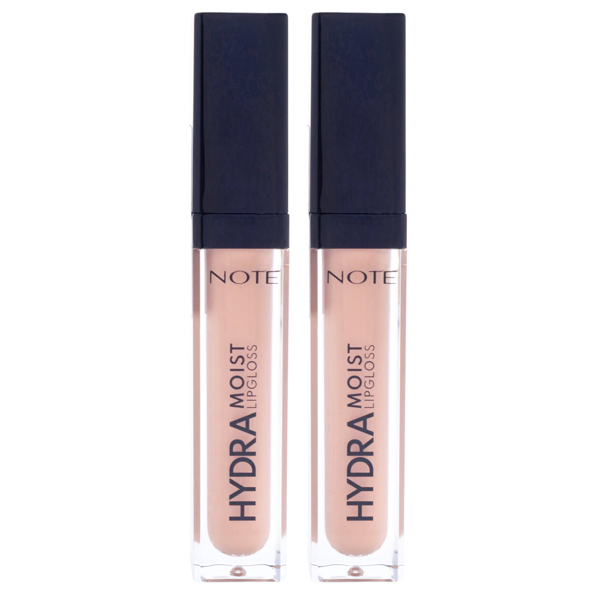 Hydramoist Lipgloss - 01 Nude Style by Note Cosmetique for Women - 0.2 oz Lip Gloss - Pack of 2