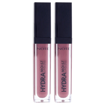 Hydramoist Lipgloss - 04 Dark Caramel by Note Cosmetique for Women - 0.2 oz Lip Gloss - Pack of 2