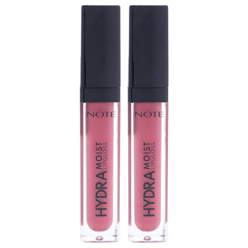 Hydramoist Lipgloss - 07 Mellow Thought by Note Cosmetique for Women - 0.2 oz Lip Gloss - Pack of 2