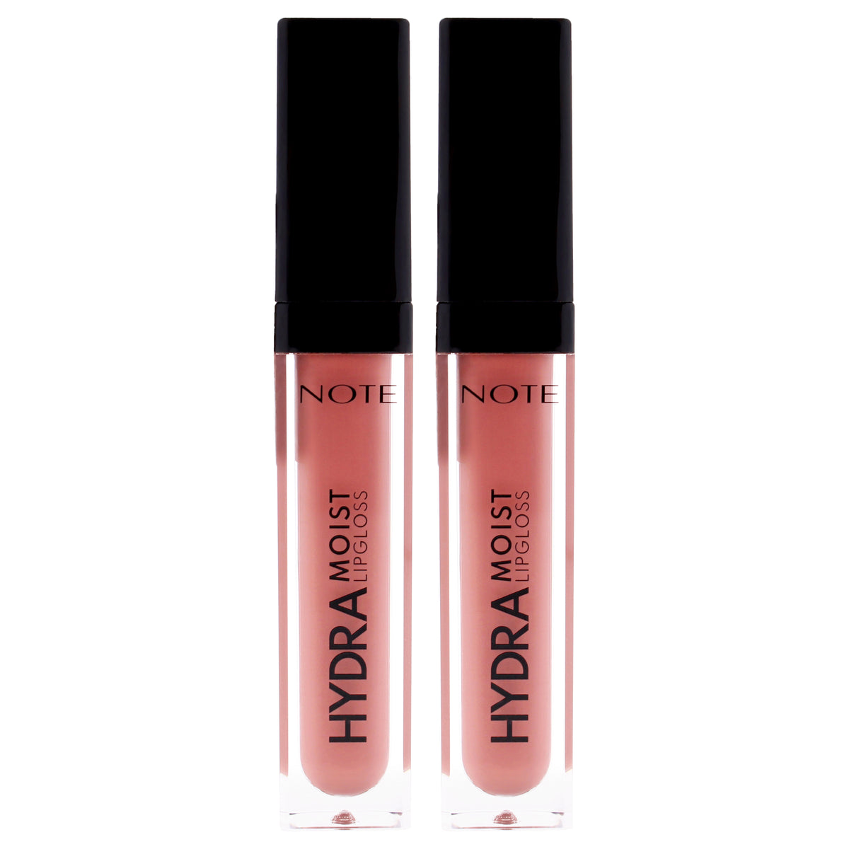 Hydramoist Lipgloss - 02 Bare Blush by Note Cosmetique for Women - 0.2 oz Lip Gloss - Pack of 2