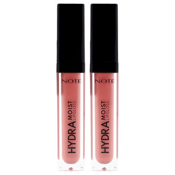Hydramoist Lipgloss - 02 Bare Blush by Note Cosmetique for Women - 0.2 oz Lip Gloss - Pack of 2
