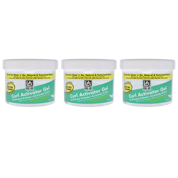 Long-Aid Curl Activator Gel - Extra Dry by Ampro for Women - 10 oz Gel - Pack of 3