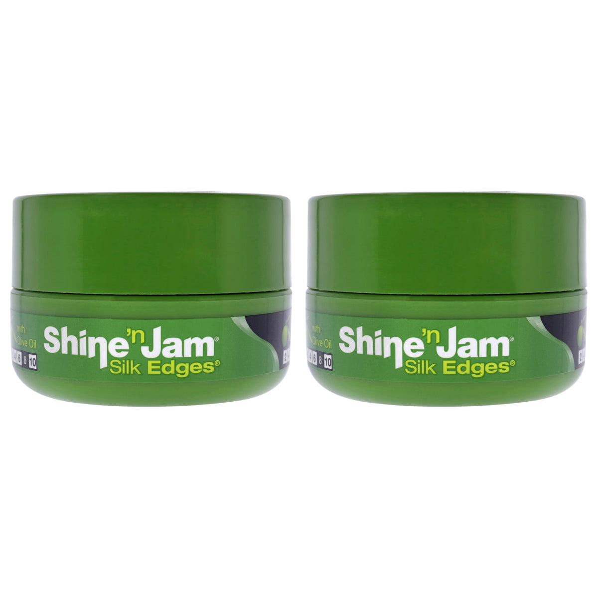 Shine-n-Jam Edges - Olive Oil by Ampro for Women - 2.25 oz Gel - Pack of 2
