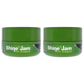 Shine-n-Jam Edges - Olive Oil by Ampro for Women - 2.25 oz Gel - Pack of 2