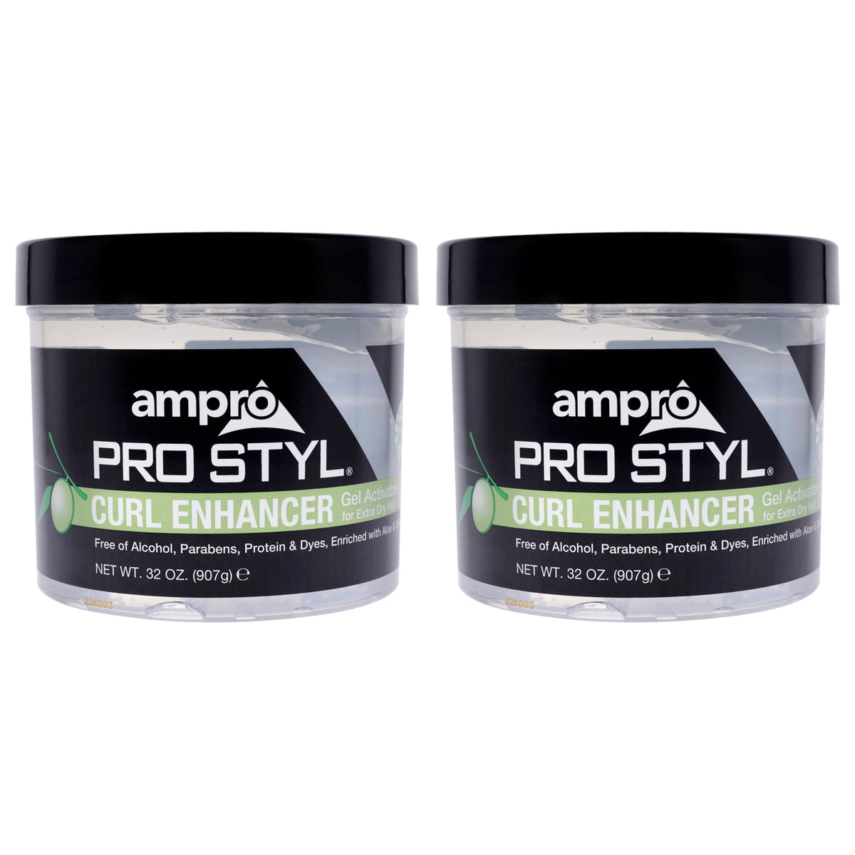 Pro Styl Gel Curl Enhancer - Extra Dry Hair by Ampro for Women - 32 oz Gel - Pack of 2