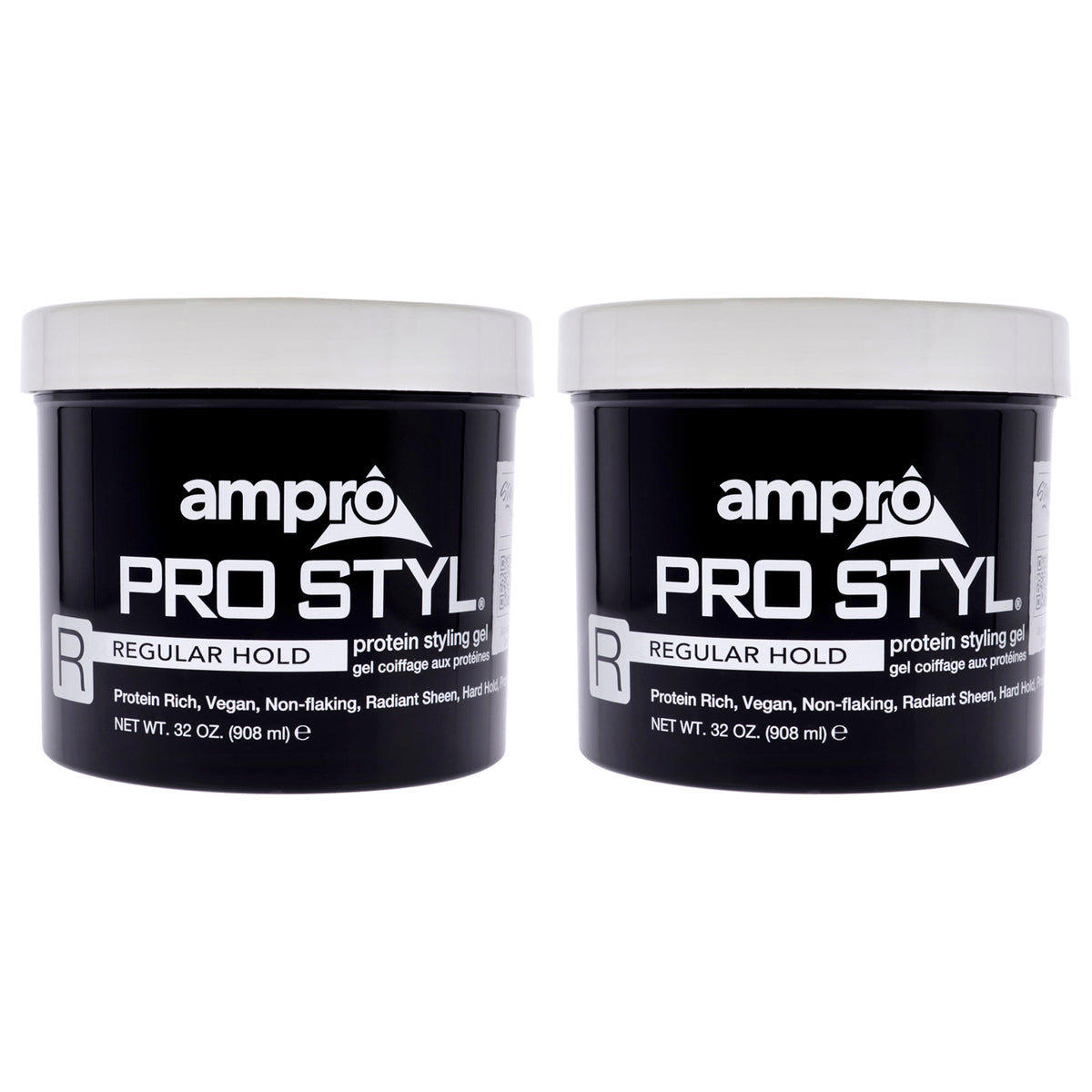 Pro Styl Protein Styling Gel - Regular Hold by Ampro for Women - 32 oz Gel - Pack of 2