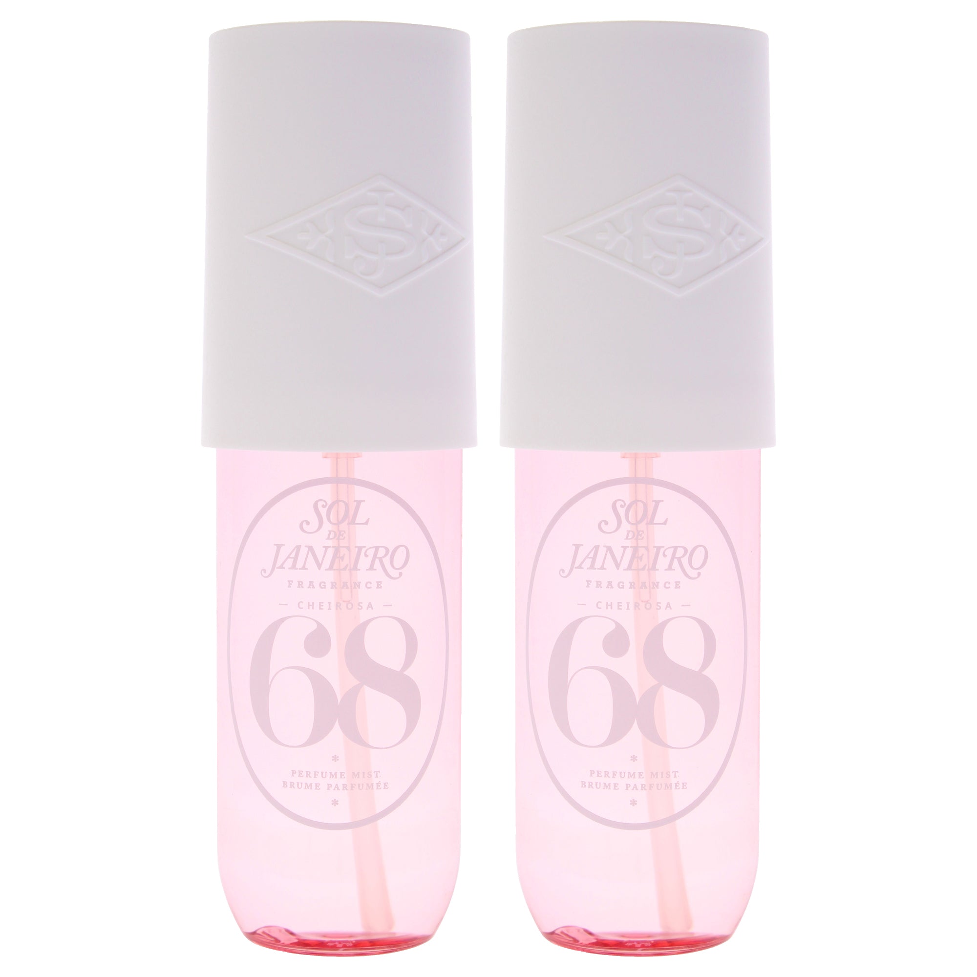 Brazilian Crush Cheirosa 68 - Brazilian Jasmin and Pink DragonFruit by Sol de Janeiro for Women - 3 oz Perfume Mist - Pack of 2