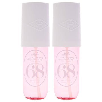 Brazilian Crush Cheirosa 68 - Brazilian Jasmin and Pink DragonFruit by Sol de Janeiro for Women - 3 oz Perfume Mist - Pack of 2