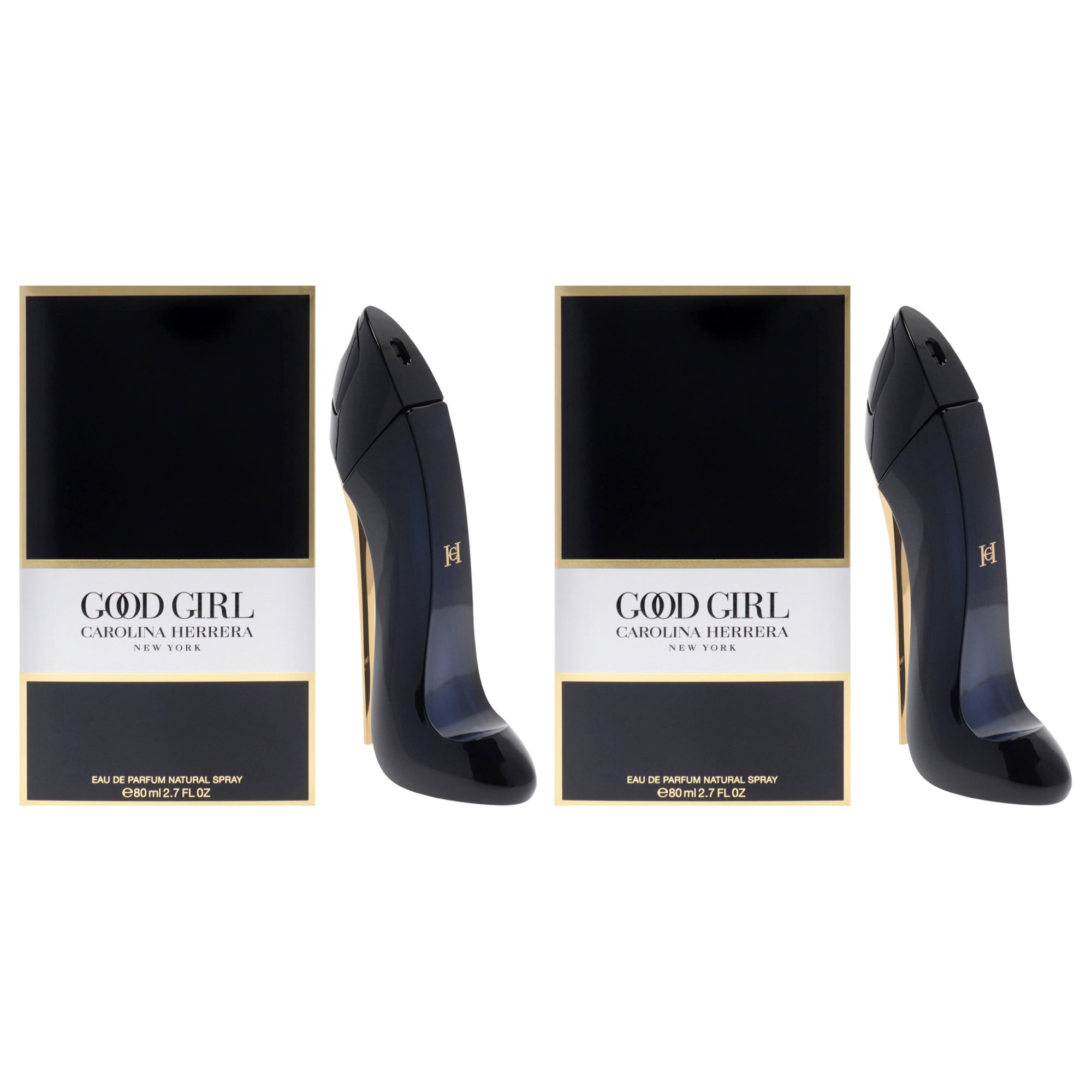 Good Girl by Carolina Herrera for Women - 2.7 oz EDP Spray - Pack of 2
