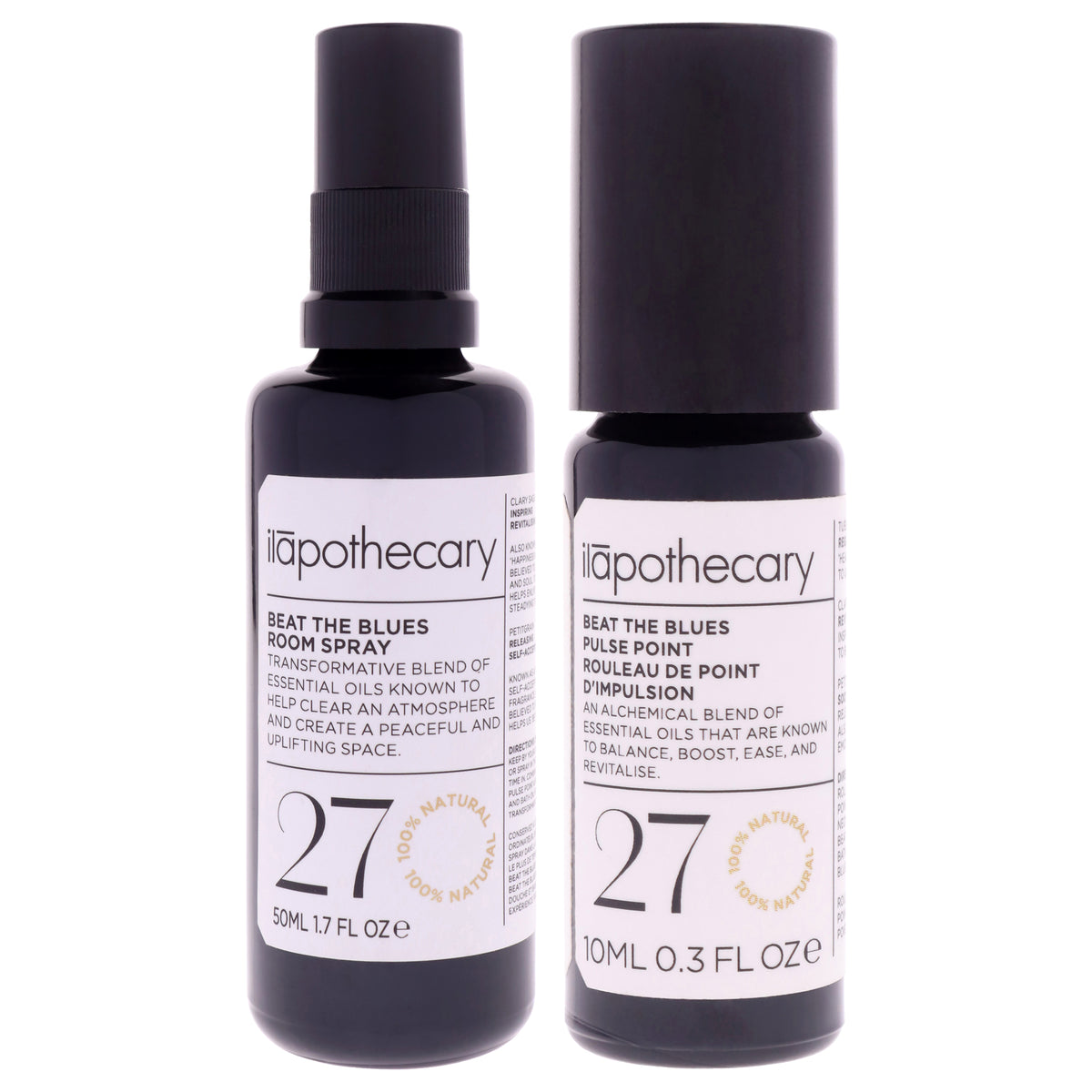 Beath The Blues Emotional Wellness Kit by Illapothecary by Unisex - 2 Pc Kit 1.7oz Room Spray, 0.3oz Oil