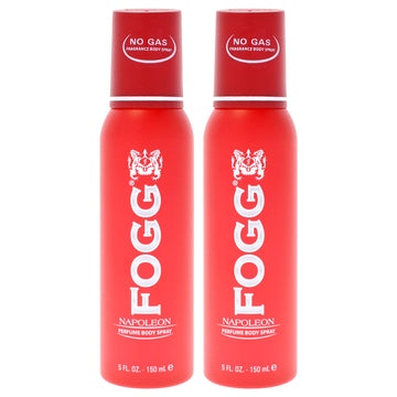Fragrance Body Spray - Napoleon by Fogg for Men - 5 oz Body Spray - Pack of 2
