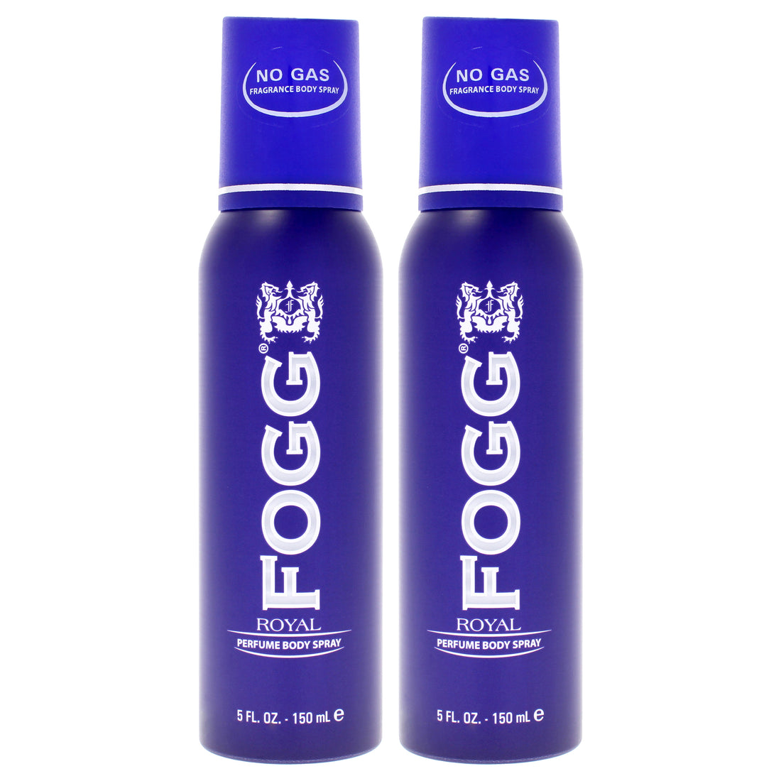 Fragrance Body Spray - Royal by Fogg for Men - 5 oz Body Spray - Pack of 2