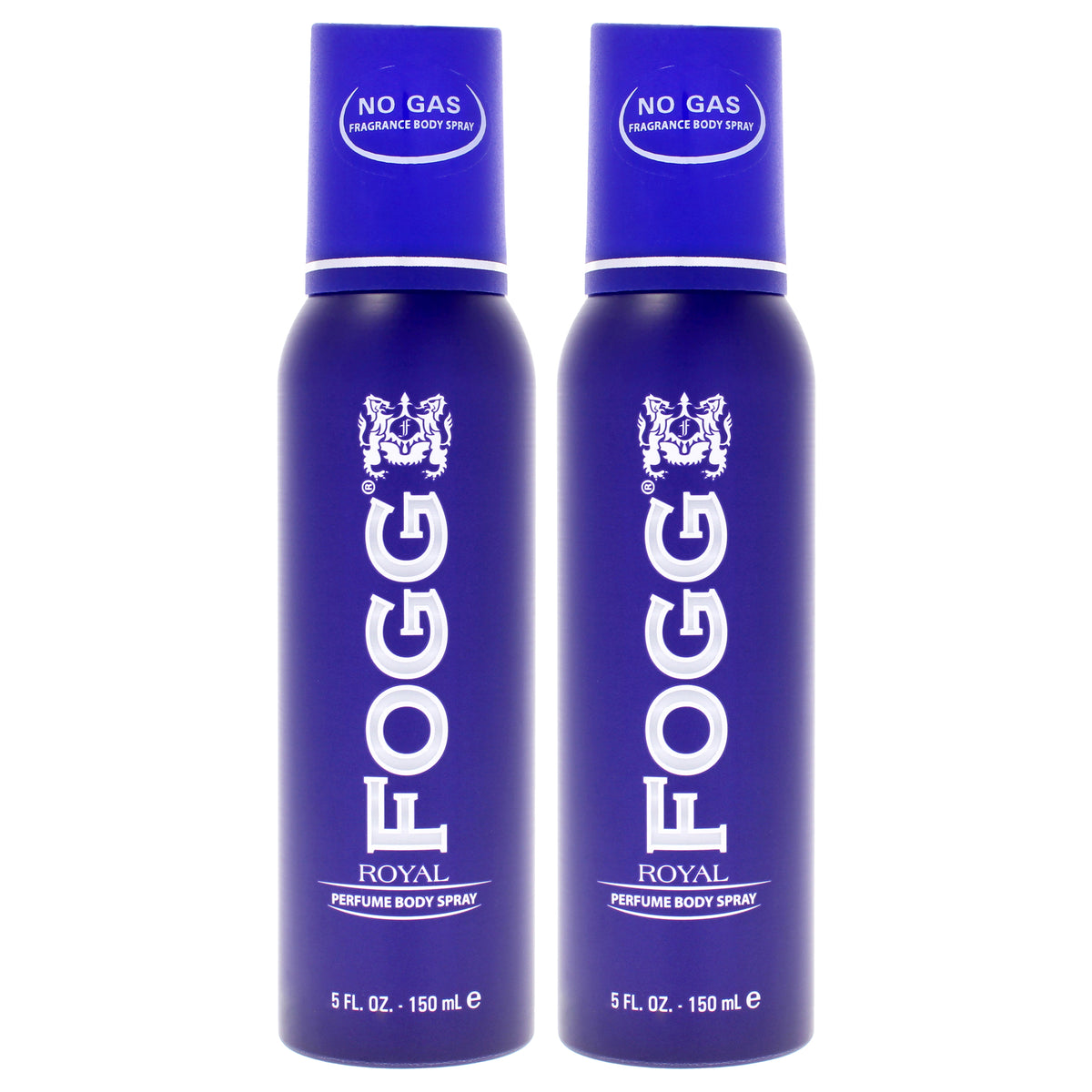 Fragrance Body Spray - Royal by Fogg for Men - 5 oz Body Spray - Pack of 2