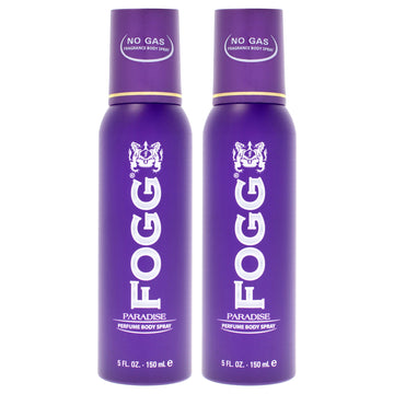 Fragrance Body Spray - Paradise by Fogg for Women - 5 oz Body Spray - Pack of 2
