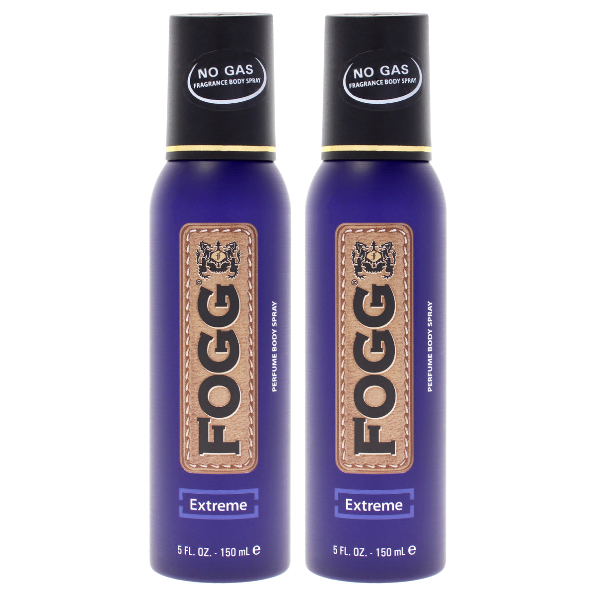 Fragrance Body Spray - Extreme by Fogg for Men - 5 oz Body Spray - Pack of 2