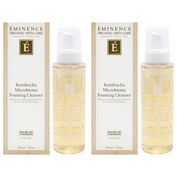 Kombucha Microbiome Foaming Cleanser by Eminence for Unisex - 5 oz Cleanser - Pack of 2