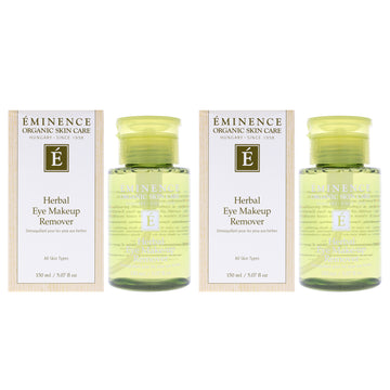 Herbal Eye Makeup Remover by Eminence for Unisex - 5.07 oz Makeup Remover - Pack of 2