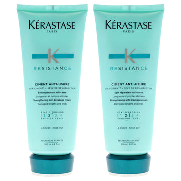 Resistance Ciment Anti-Usure Conditioner by Kerastase for Unisex - 6.8 oz Conditioner - Pack of 2