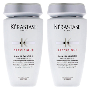 Kerastase Specifique Bain Prevention Shampoo by Kerastase for Unisex - 8.5 oz Shampoo - Pack of 2