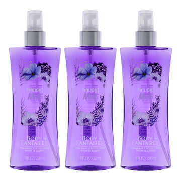 Signature Twilight Mist Fragrance Body Spray by Body Fantasies for Women - 8 oz Body Spray - Pack of 3