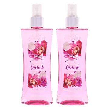Midnight Orchid by Body Fantasies for Women - 8 oz Body Spray - Pack of 2