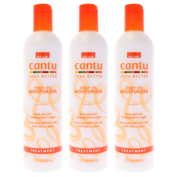 Shea Butter Daily Oil Moisturizer by Cantu for Unisex - 13 oz Moisturizer - Pack of 3
