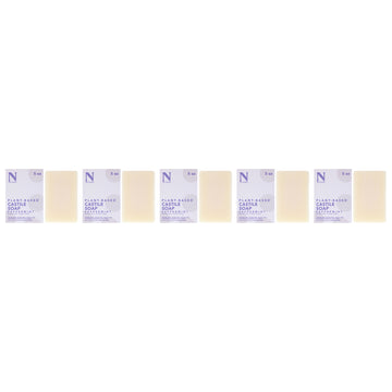 Castile Bar Soap - Peppermint by Dr. Natural for Unisex - 5 oz Soap - Pack of 5