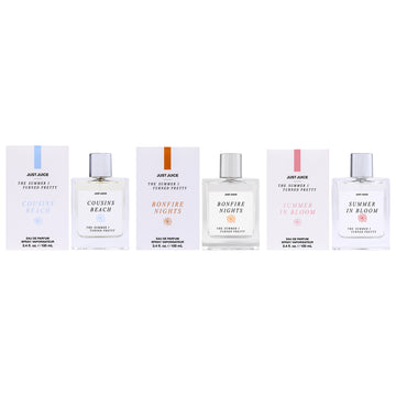 The Summer I Turned Pretty Kit for Unisex - 3 Pc Kit 3.4oz The Summer I Turned Pretty Cousins Beach EDP Spray, 3.4oz The Summer I Turned Pretty Summer In Bloom EDP Spray, 3.4oz The Summer I Turned Pretty Bonfire Nights EDP Spray