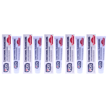 Conditioning Hairdressing - Gray White Silver Blonde Hair by Alberto VO5 for Unisex - 1.5 oz Conditioner - Pack of 5