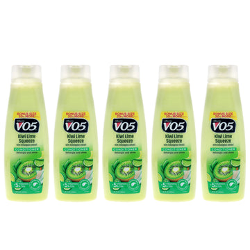 Herbal Escapes Kiwi Lime Squeeze Conditioner by Alberto VO5 for Unisex - 15 oz Conditioner - Pack of 5