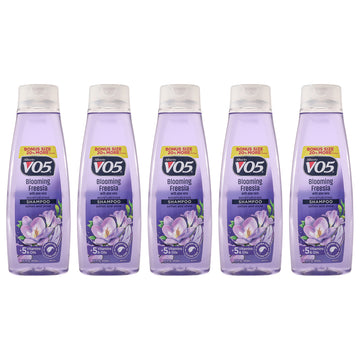 Moisturizing Blooming Freesia Shampoo by Alberto VO5 for Unisex - 15 oz Shampoo - Pack of 5