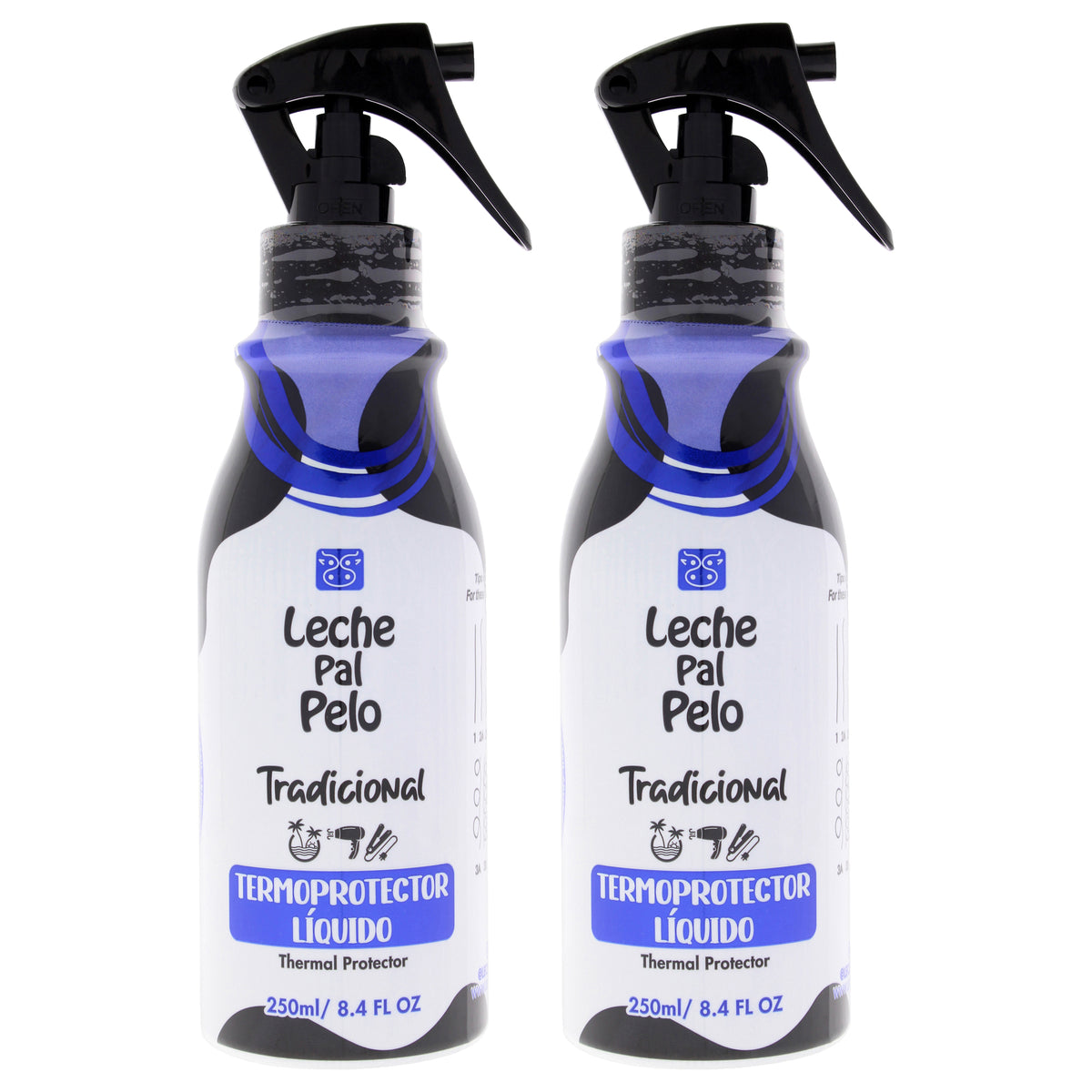 Traditional - Thermal Protector by Leche Pal Pelo for Women - 8.4 oz Treatment - Pack of 2