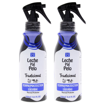 Traditional - Thermal Protector by Leche Pal Pelo for Women - 8.4 oz Treatment - Pack of 2