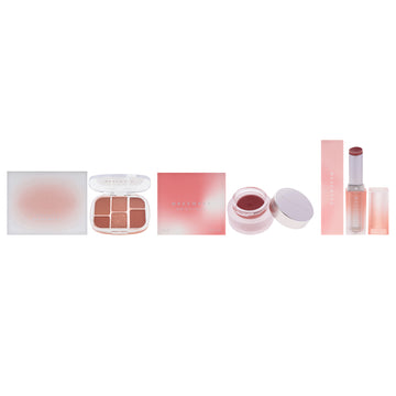 Wakemake Kit by Wakemake for Women - 3 Pc Kit 0.22oz Makeup - 03 Lavander Pleasure, 0.15oz Makeup - 08 Berry Blum, 0.12oz Lipstick - 02 Slower Moment