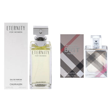 Calvin Klein Eternity + Burberry Brit Two-Scent Bundle