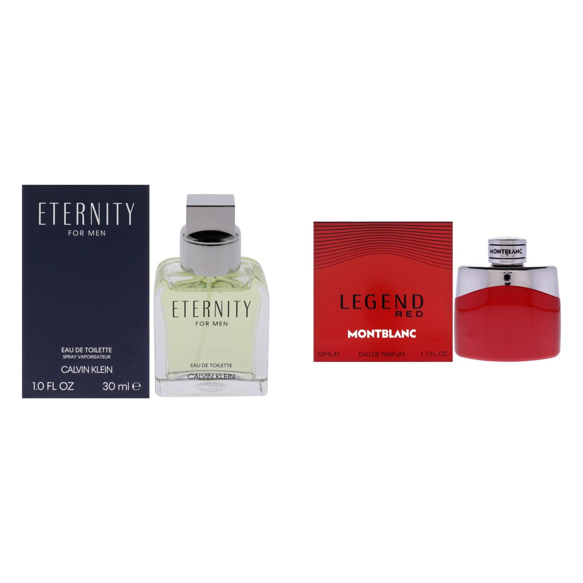 Calvin Klein Eternity + Mont Blanc Legend Red Two-Scent Bundle