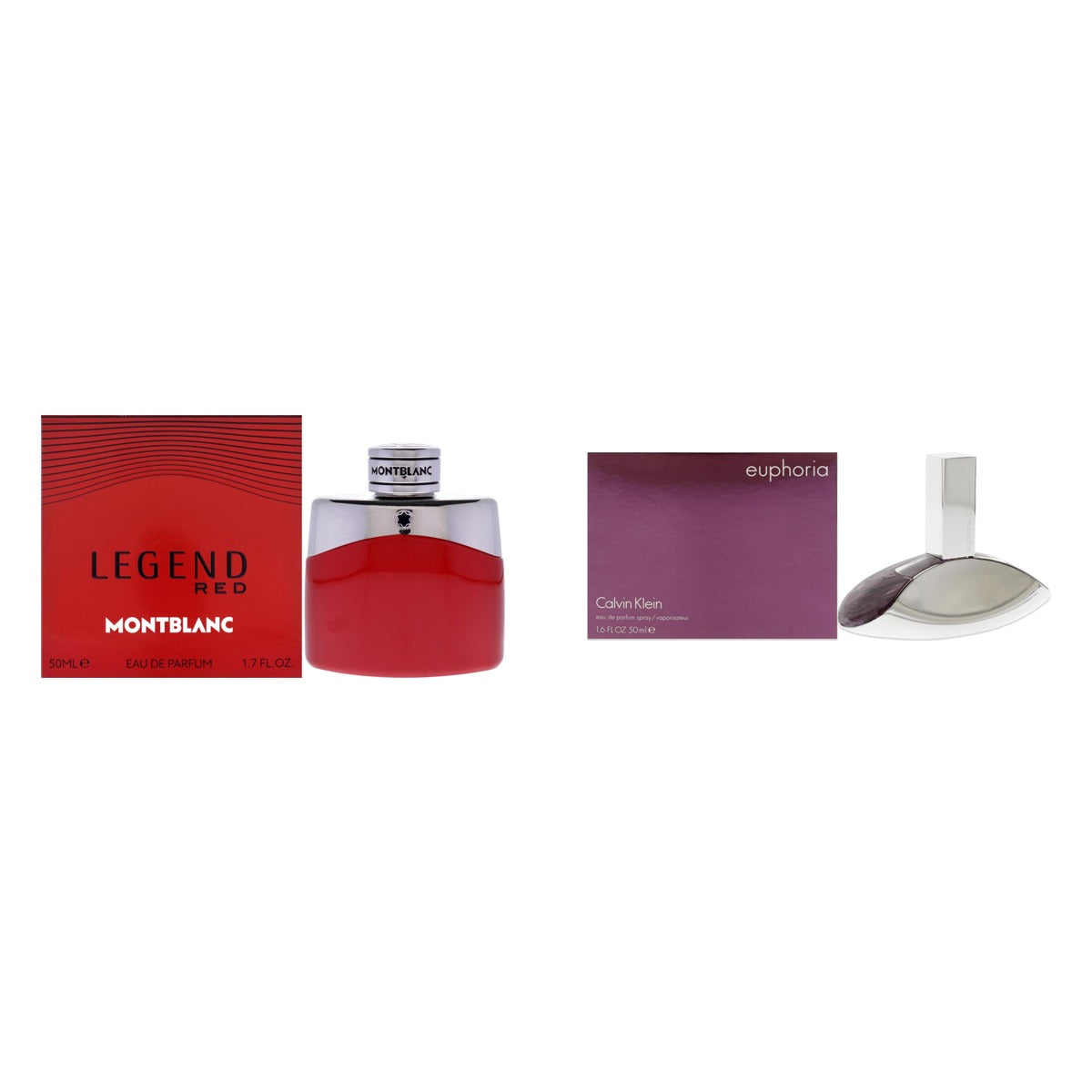 Mont Blanc Legend Red + Calvin Klein Euphoria His and Hers Bundle