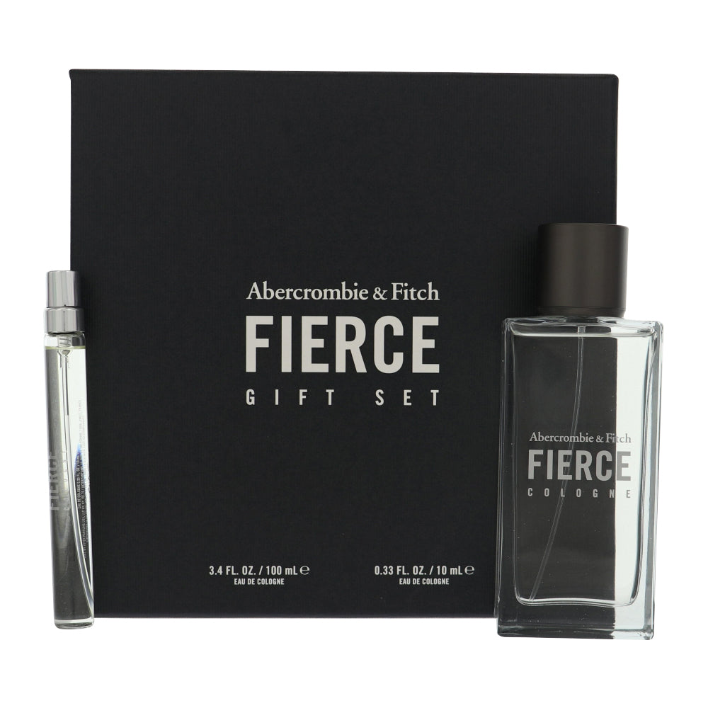 Abercrombie And Fitch Fierce by Abercrombie And Fitch for Men - 2 Piece Gift Set For Men - 3.4 oz Cologne Spray, 0.33 oz Cologne Spray