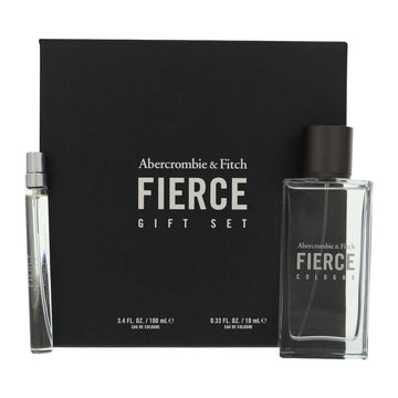 Abercrombie And Fitch Fierce by Abercrombie And Fitch for Men - 2 Piece Gift Set For Men - 3.4 oz Cologne Spray, 0.33 oz Cologne Spray