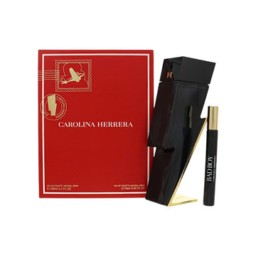 Bad Boy by Carolina Herrera for Men - 2 Piece Gift Set For Men - 3.4 oz EDT Spray, 0.34 oz EDT Spray