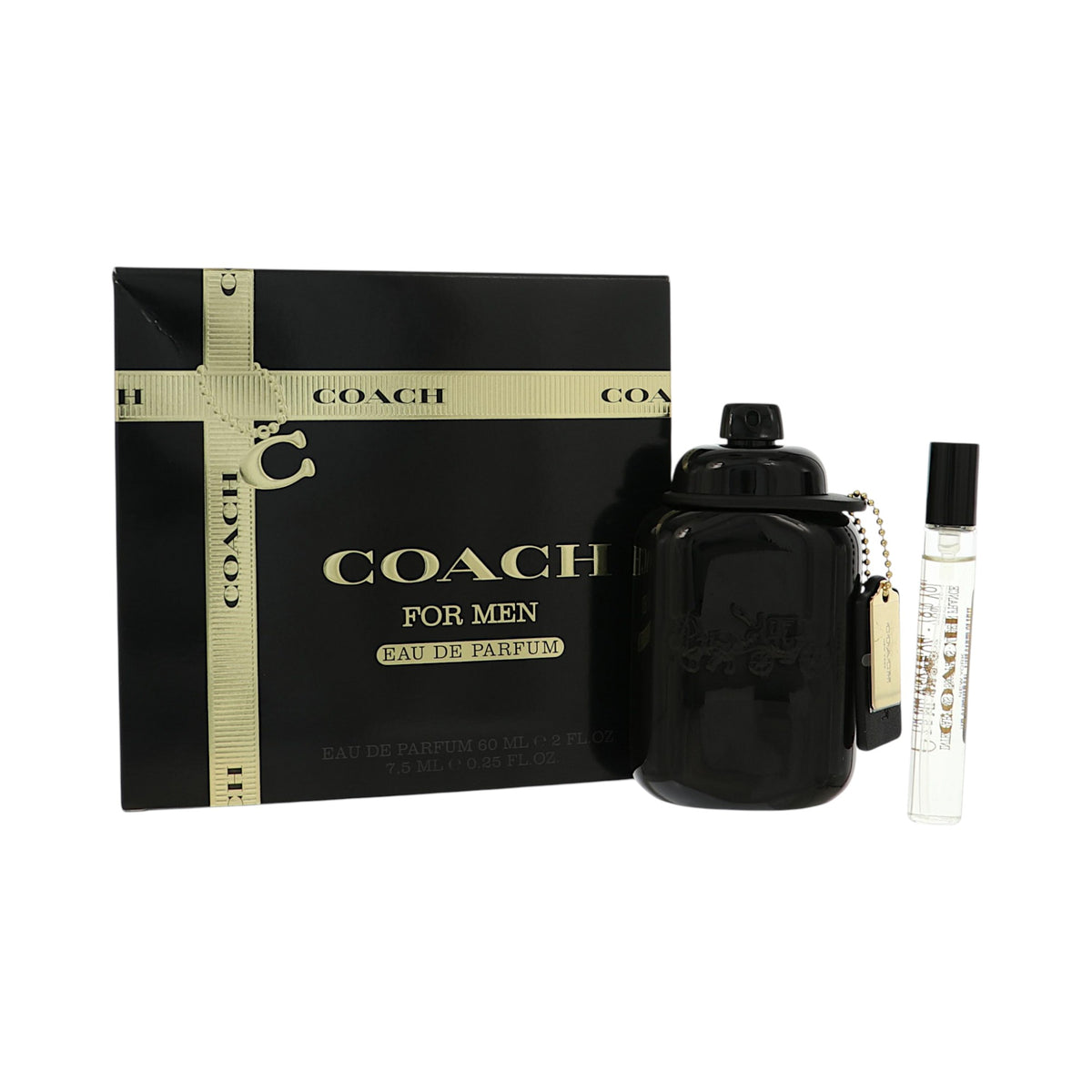 Coach Men by Coach for Men - 2 Piece Gift Set For Men - 2.0 oz EDP Spray, 0.25 oz EDP