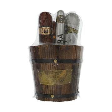 Cuba Gold by Cuba for Men - 4 Piece Gift Set For Men - 3.3 oz EDT Spray, 1.17 oz EDT Spray, 6.76 oz Body Spray, 3.3 oz After Shave