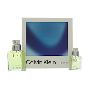 Eternity by Calvin Klein for Men - 2 Piece Set For Men: 3.3 oz EDT Spray, 1 oz EDT Spray