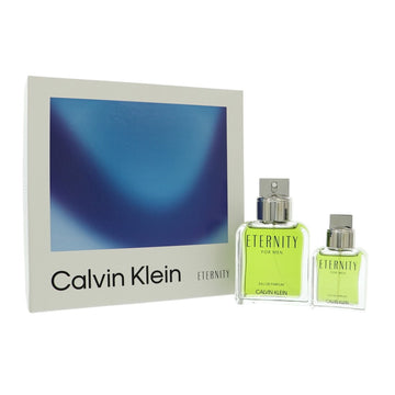 Eternity by Calvin Klein for Men - 2 Piece Set For Men: 3.3 oz EDP Spray, 1 oz EDP Spray