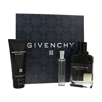 Gentleman by Givenchy Boisee for Men - 3 Piece Set For Men: 3.3 oz EDP Spray, 0.42 oz EDP Spray, 2.5 oz Hair and Body Shower Gel